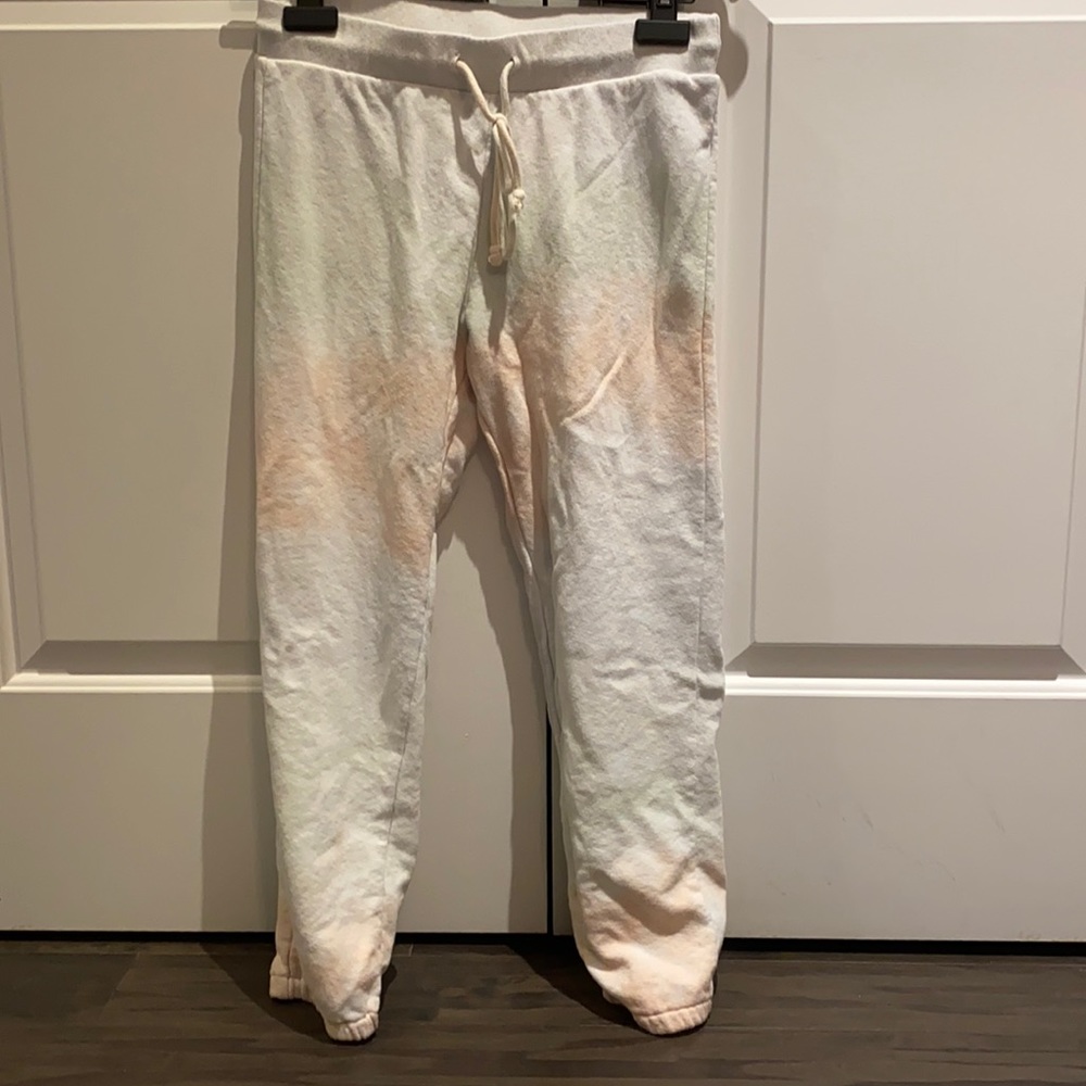 Tye dye cropped sweats